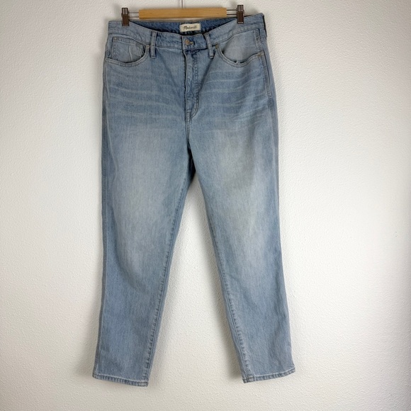 Madewell Stovepipe Jeans Denim Hume Wash Workwear Edition 32 - Picture 8 of 10